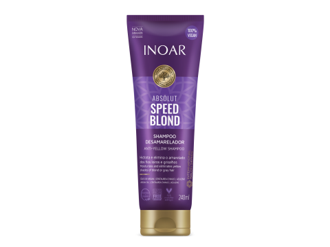 Inoar Speed Blond Shampoo Pilkinantis, spalvą koreguojantis šampūnas 250ml